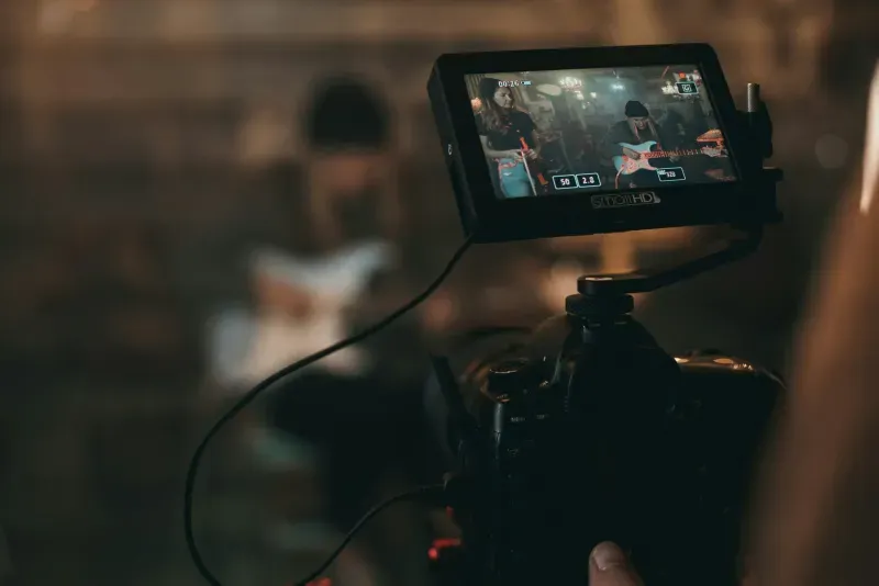 Kameraausrüstung für eine Videoproduktion